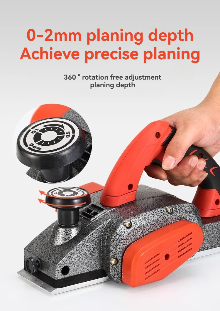 Planer Handheld Electric - Handgeführter Elektrohobel, Multifunktionaler Holzbearbeitungshobel für den