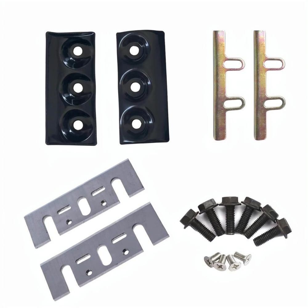 Planer Handheld Electric - Hartmetall-Hobelklinge und Klemmset, Ersatzzubehör für 3