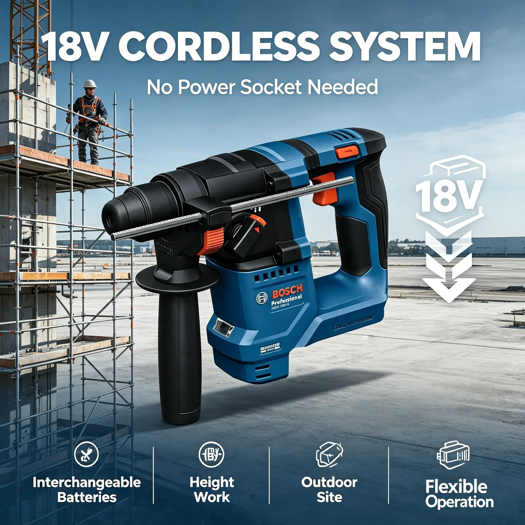 Bosch GBH 18V-18 18V Bürstenlo – Power Tools Professional Bewertung und Preis